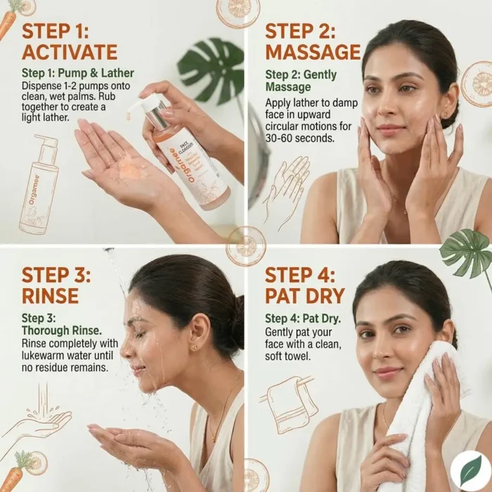 orgamee face cleanser